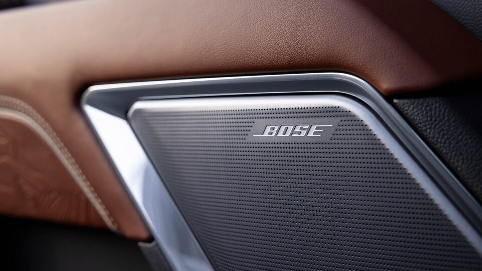 Bose Audio with Etched Stainless-Steel Speaker Grille Details