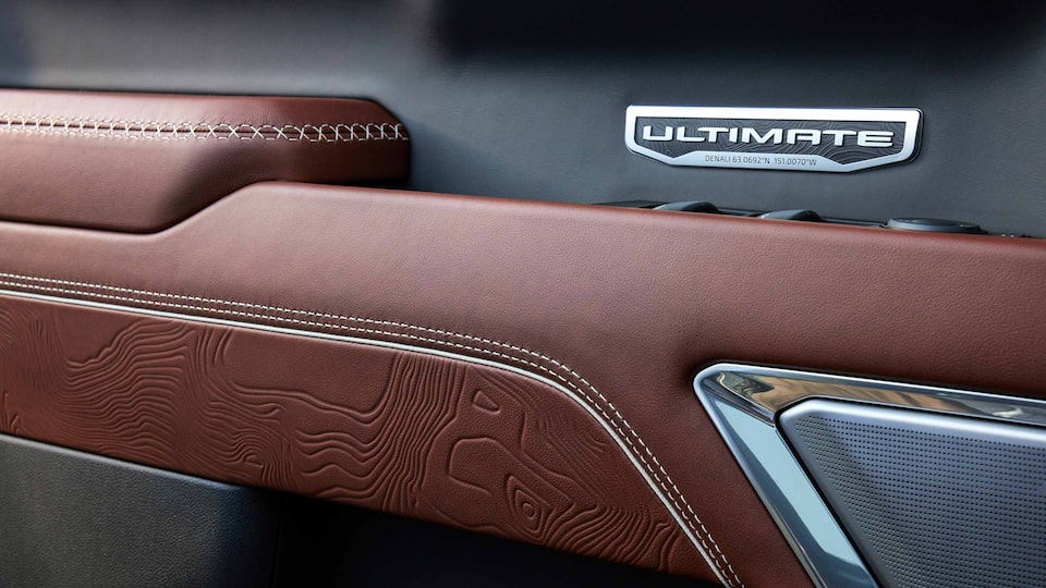 The Luxurious Alpine Umber Interior With Exclusive Denali Ultimate Badging