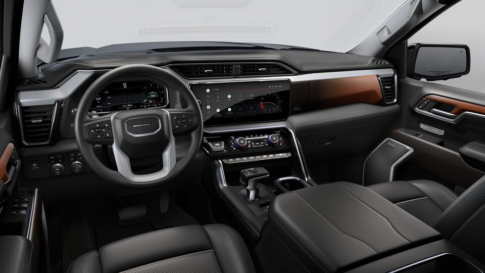 The Sleek Design of the Driver & Passenger Area of the Sierra Denali 