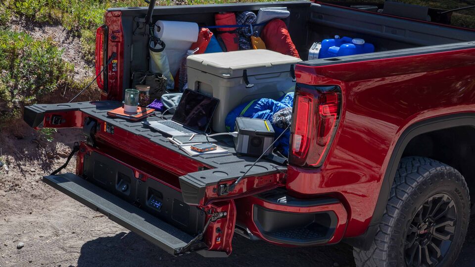 2021 GMC Sierra 1500 Pickup Truck with MultiPro Tailgate Audio System
