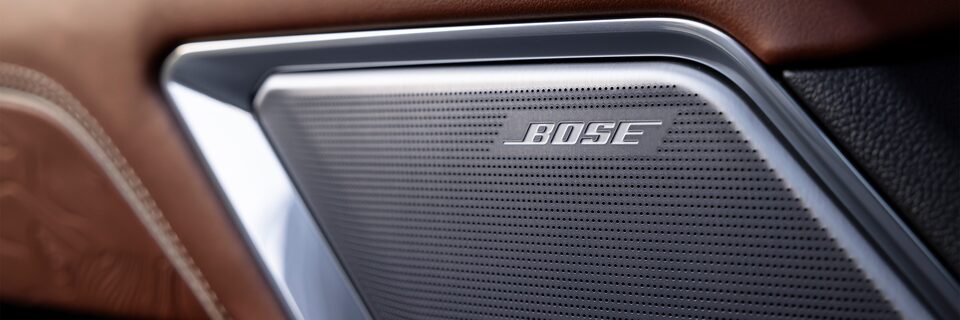 The Chrome Accented Bose Speakers of the Sierra Denali