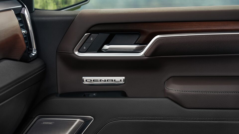 The Ultimate Badging on the Door Panel of the Sierra Denali