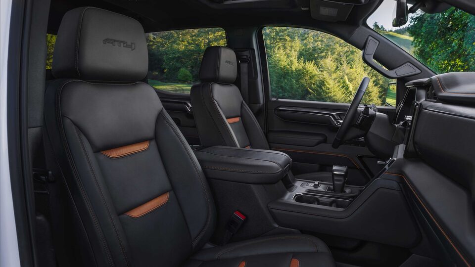 The Rugged & Athletic Interior of the Sierra AT4