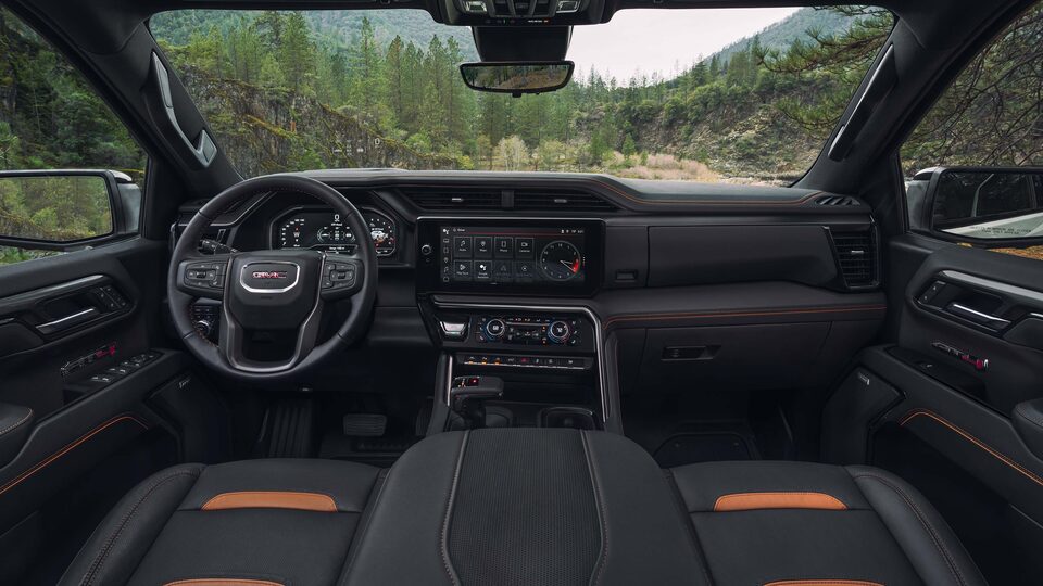 The Athletic Interior of the Sierra AT4
