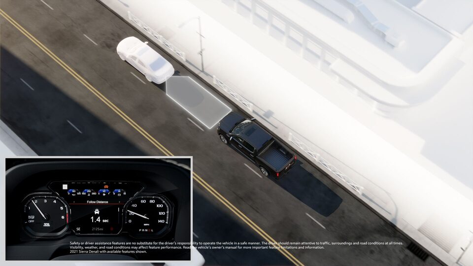 Following Distance Indicator