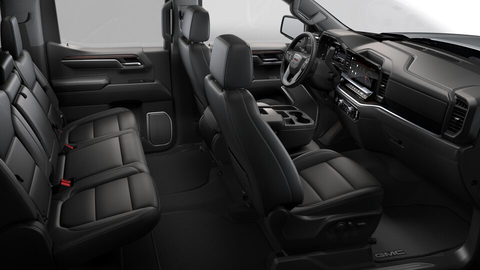 The Impressive Jet Black Seating & Interior of the Sierra SLT