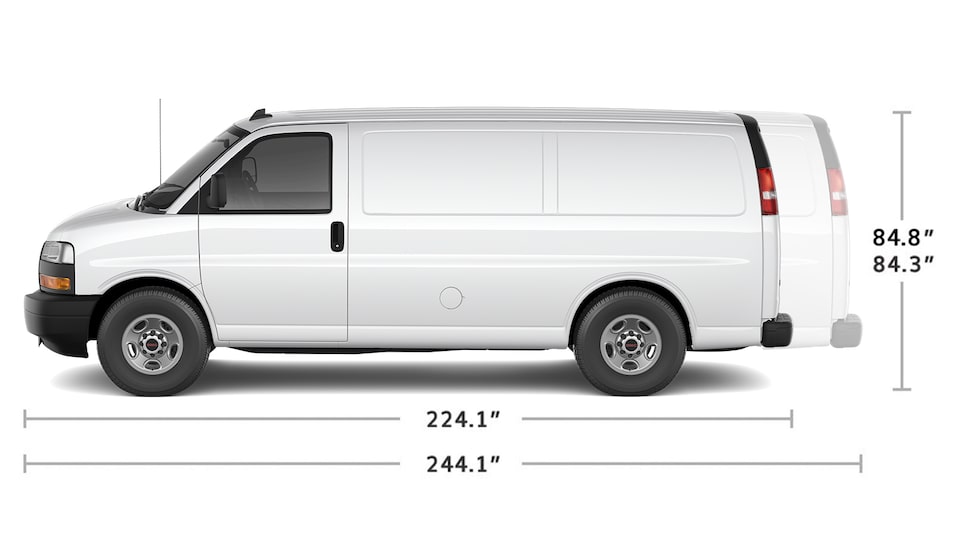 2023 GMC Savana 2500 Cargo Van Specs