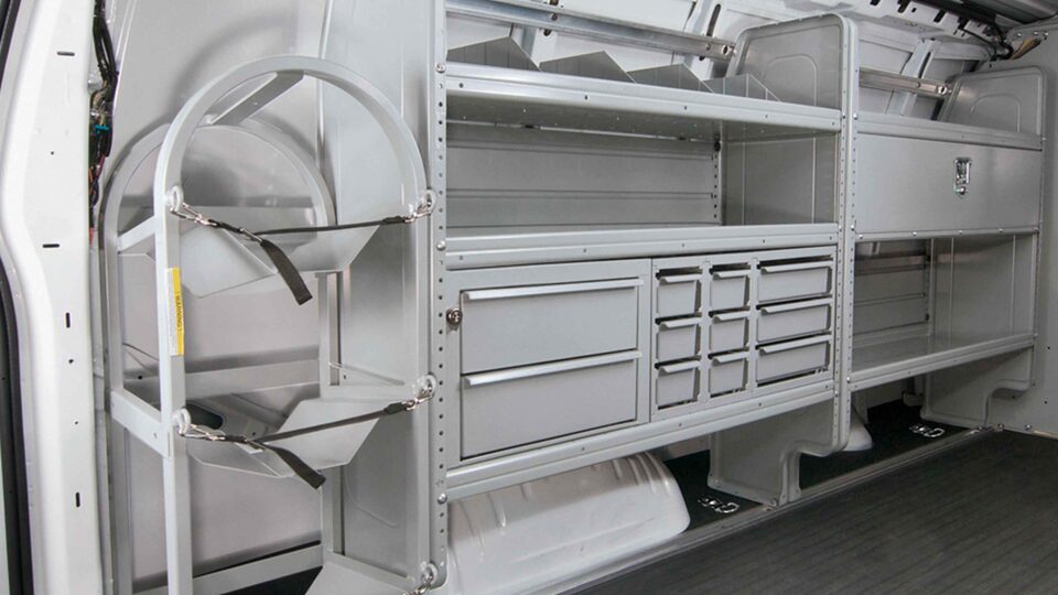 2023 GMC Savana Cargo Van with interior vinyl floor covering