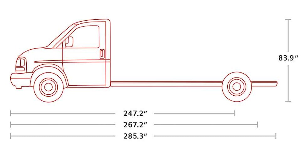 2022 GMC Savana Cutaway Van Engine
