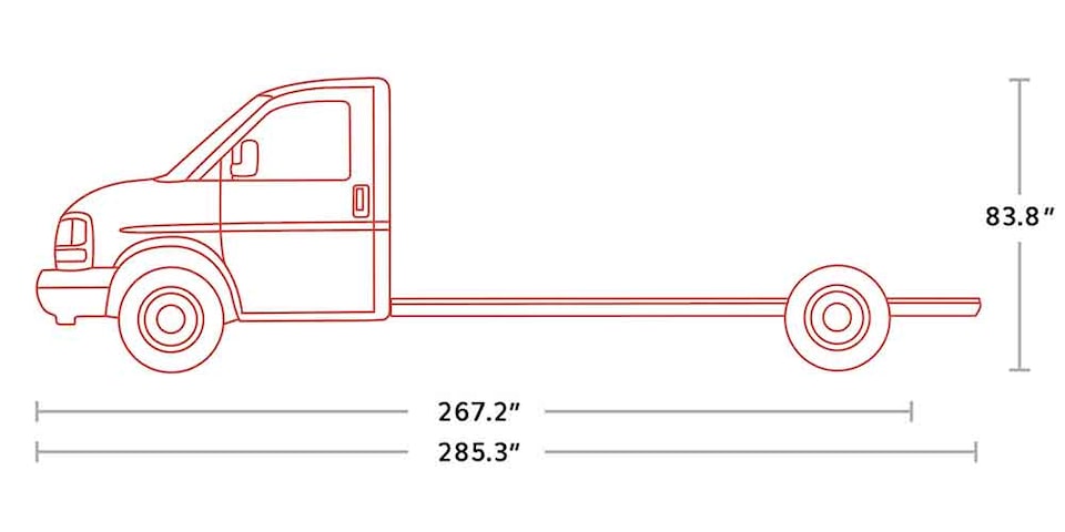 2022 GMC Savana Cutaway Van Engine