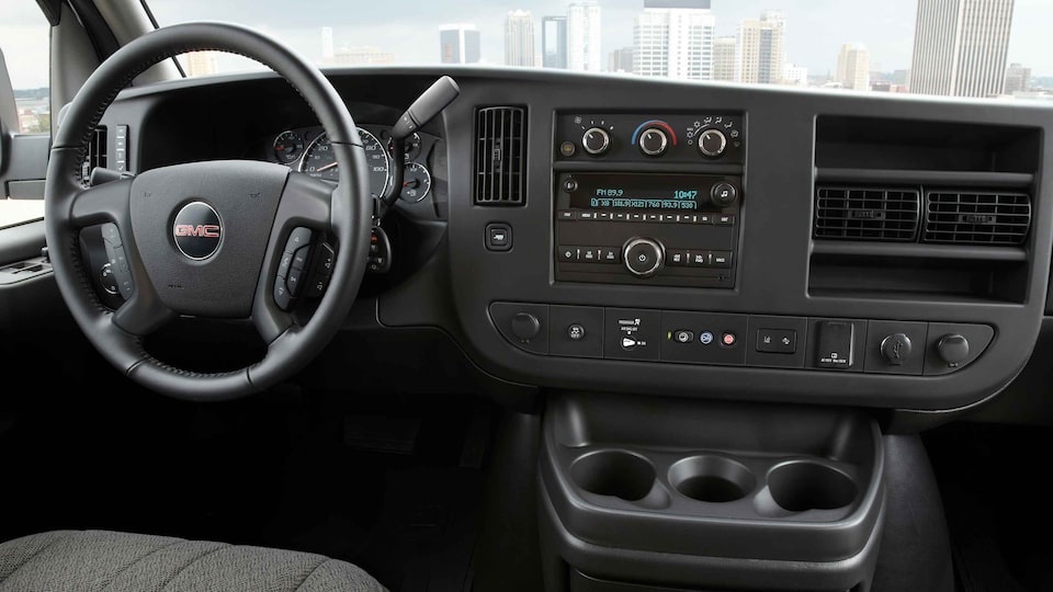 2023 GMC Savana Passenger Van Interior Dashboard