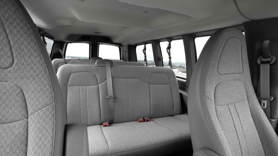 2023 GMC Savana Passenger Van with Rear Seating and Cargo Space