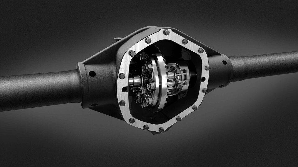 Eaton Automatic Locking Rear Differential on the 2023 GMC Savana Passenger