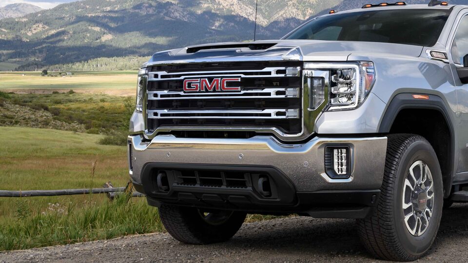 The Front End of the Powerful GMC Sierra HD Chassis Cab