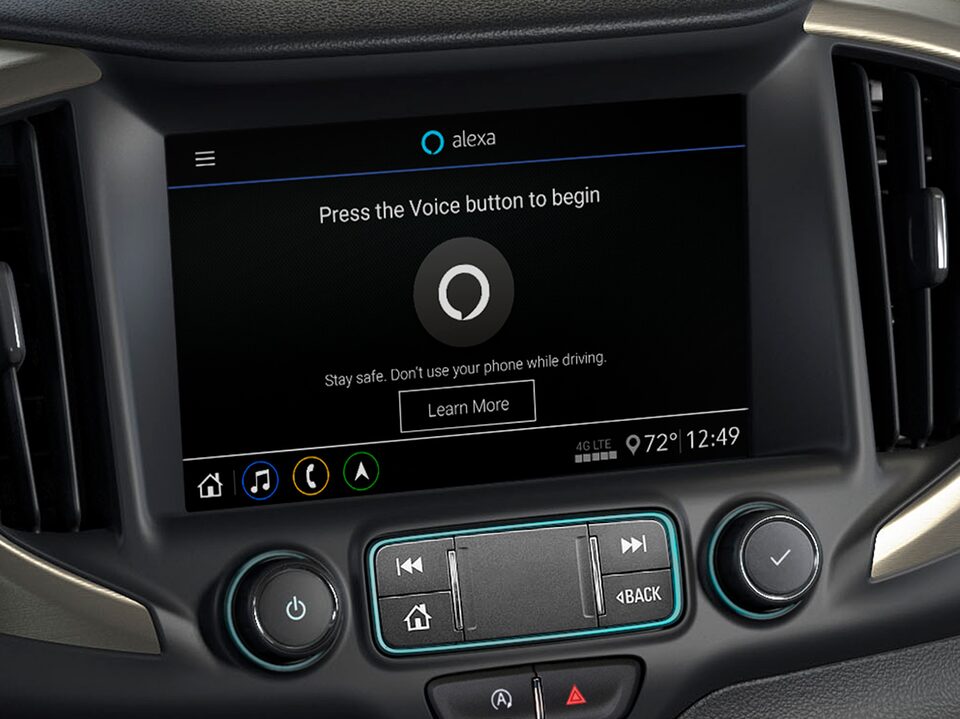 Close-Up on the Alexa Built-In Feature on the GMC Terrain