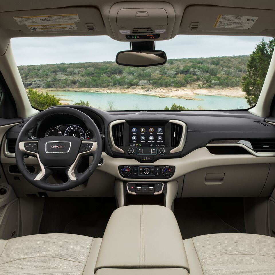 The Front Interior on the GMC Terrain