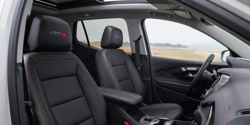 A Passenger's Side View of the GMC Terrain Jet Black Interior