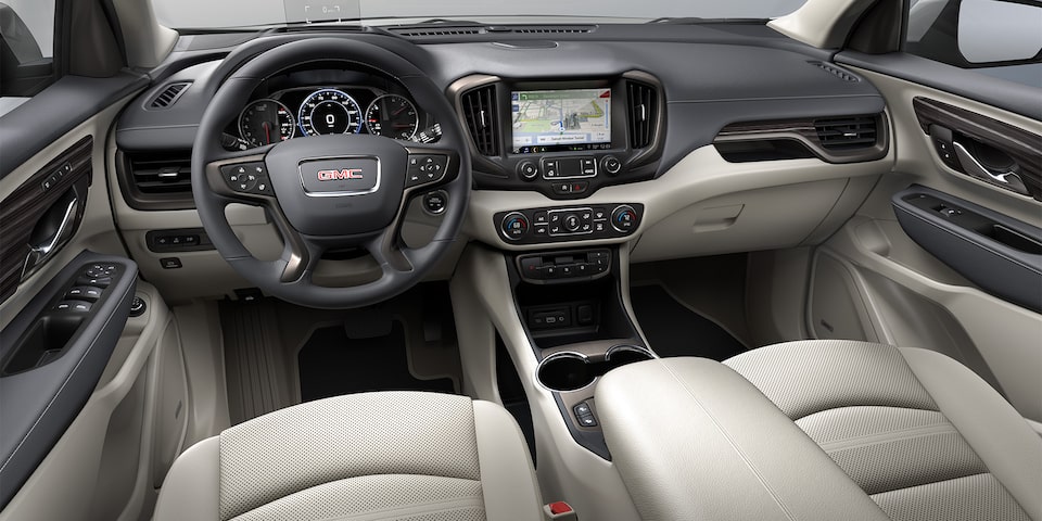 The Light Platinum and Dark Galvanized Interior of the GMC Terrain