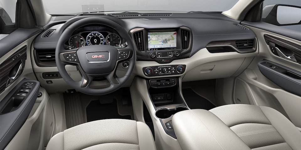 The Burnished Aluminum Accents on the Interior of the GMC Terrain