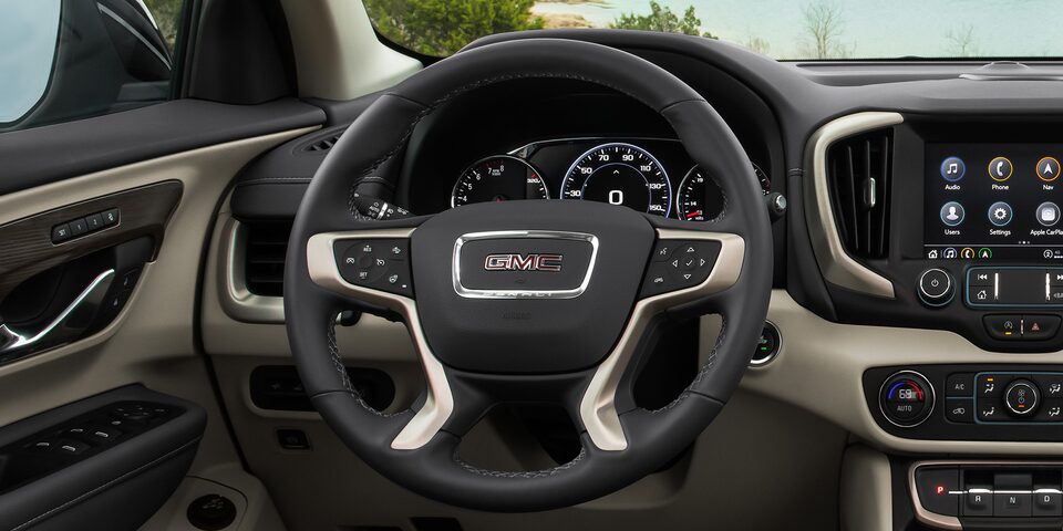 The Heated Steering Wheel on a GMC Terrain