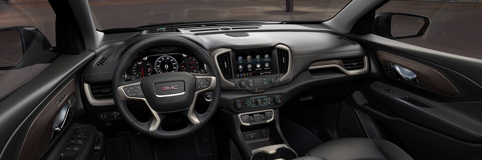 The GMC Terrain Front Interior Dashboard and Cabin