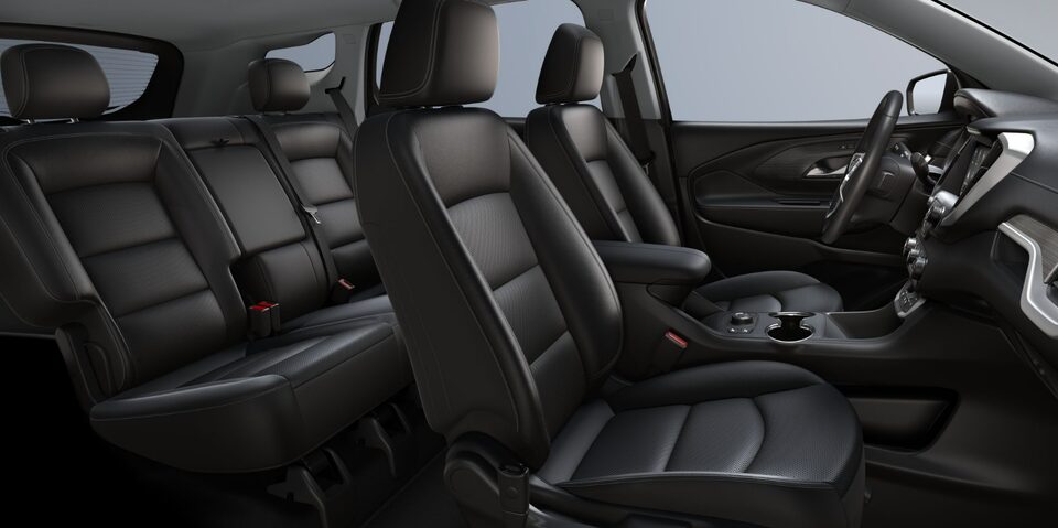 A Front Passenger's Side Profile View of the GMC Terrain Interior
