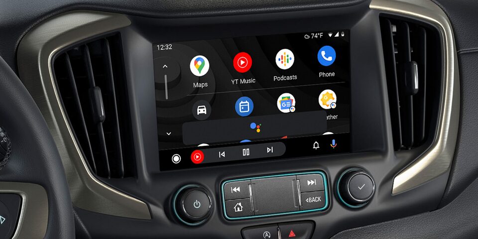 Close-Up on the Android Auto Feature of the GMC Terrain