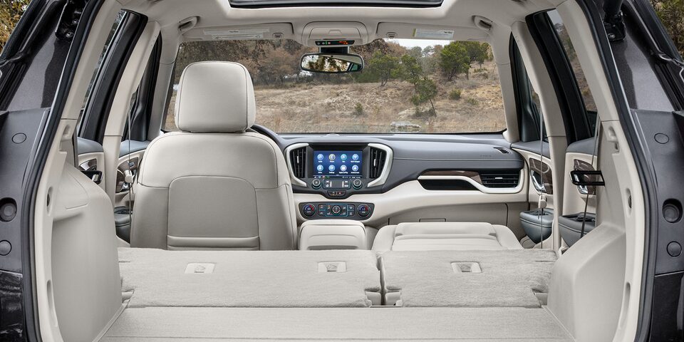 A Rear Shot of the GMC Terrain Fold Flat Seating