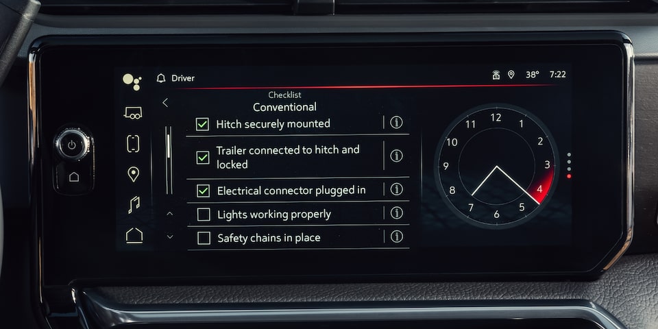The Settings Displayed on the Sierra HD Denali's Infotainment System