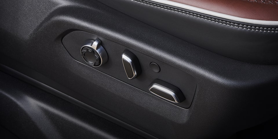 The Front Seat Toggle Switches of the Sierra HD Denali