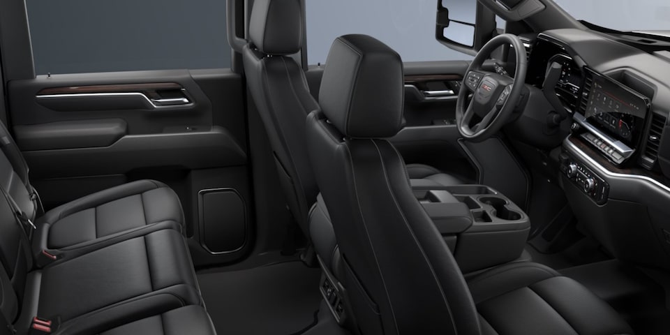 A Side Profile View of the GMC Sierra HD Interior