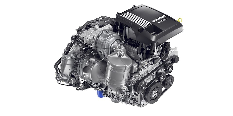 Close-Up of the 3.0L Duramax® Turbo-Diesel Engine