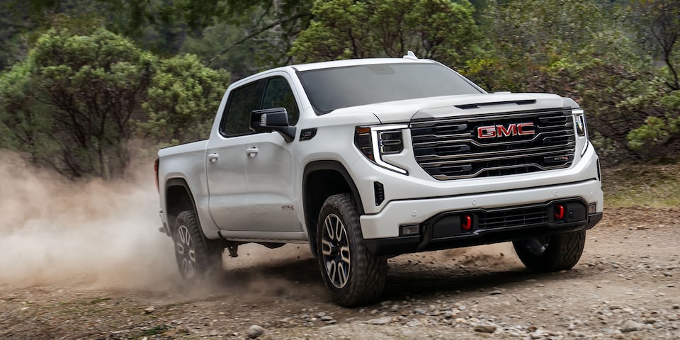 GMC Sierra 1500 AT4 Shown Driving Off-road