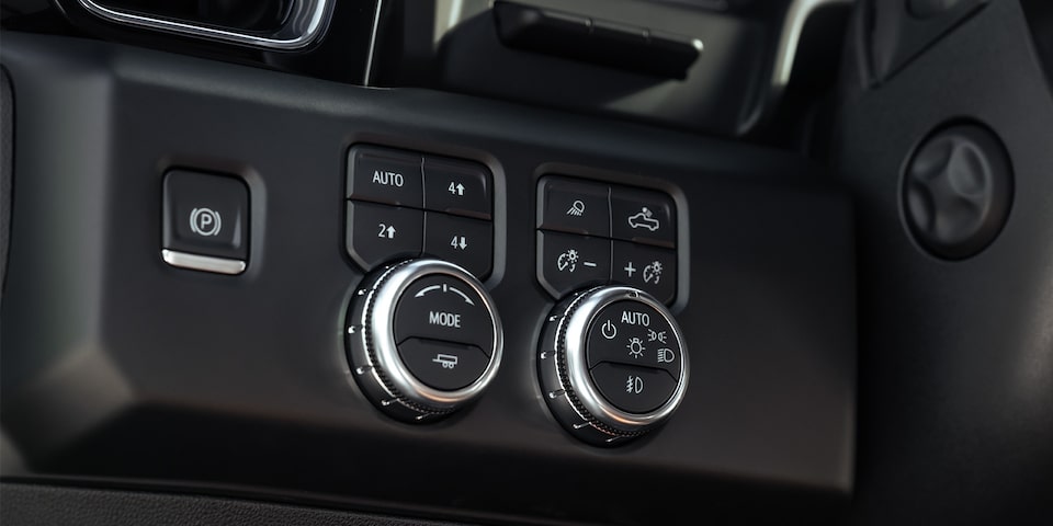 Selectable Traction Modes of the GMC Sierra 1500 AT4