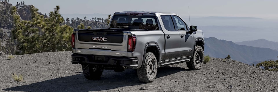 Rear View of the GMC Sierra 1500 AT4