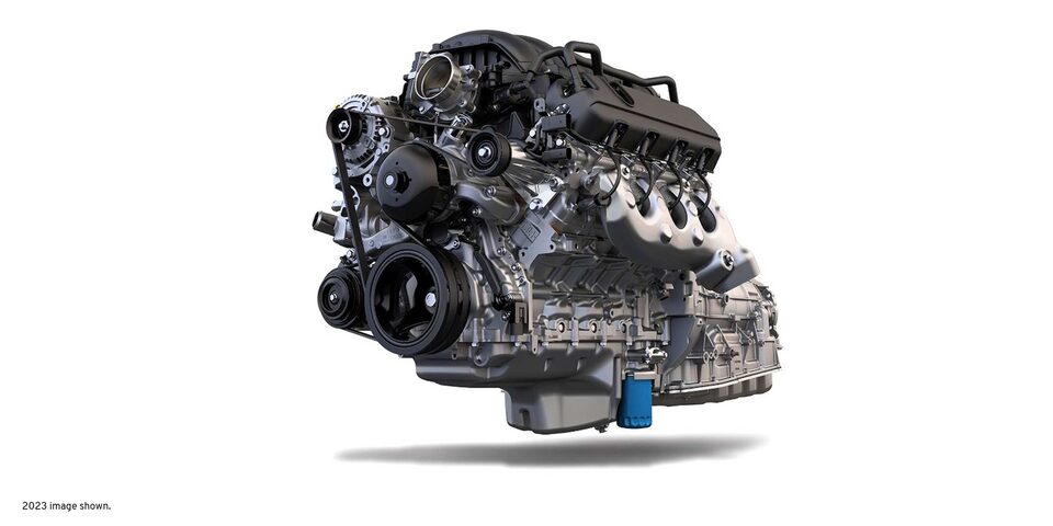 The 5.3L Engine on the GMC Sierra LD Denali