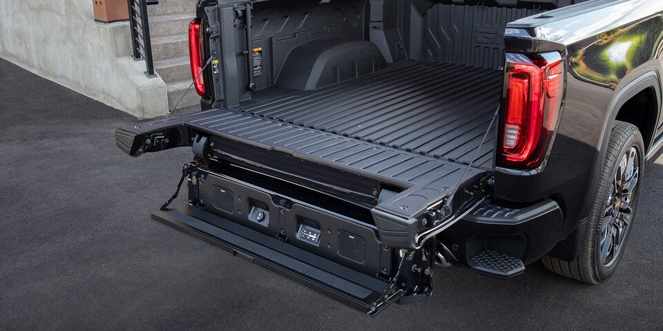 The Open Trunk Bed of the GMC Sierra LD Denali