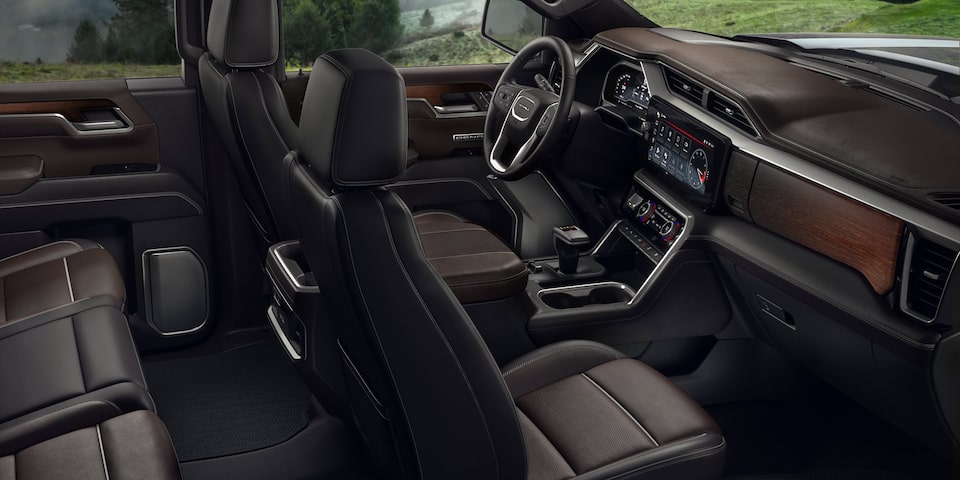 A Passenger Side View of the GMC Sierra LD Denali Interior