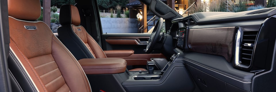 A Side Profile View of the GMC Sierra LD Denali Interior