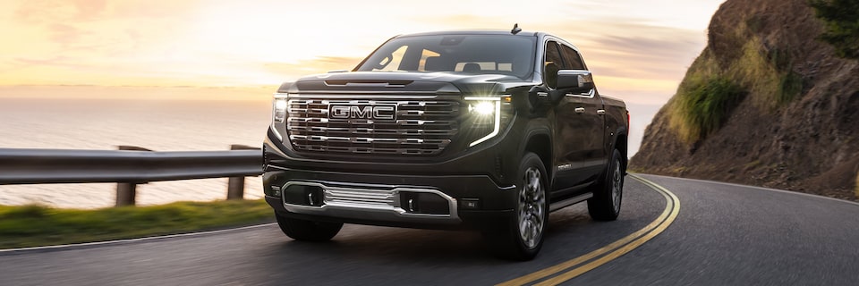 The Powerful GMC Sierra LD Denali Driving On-Road