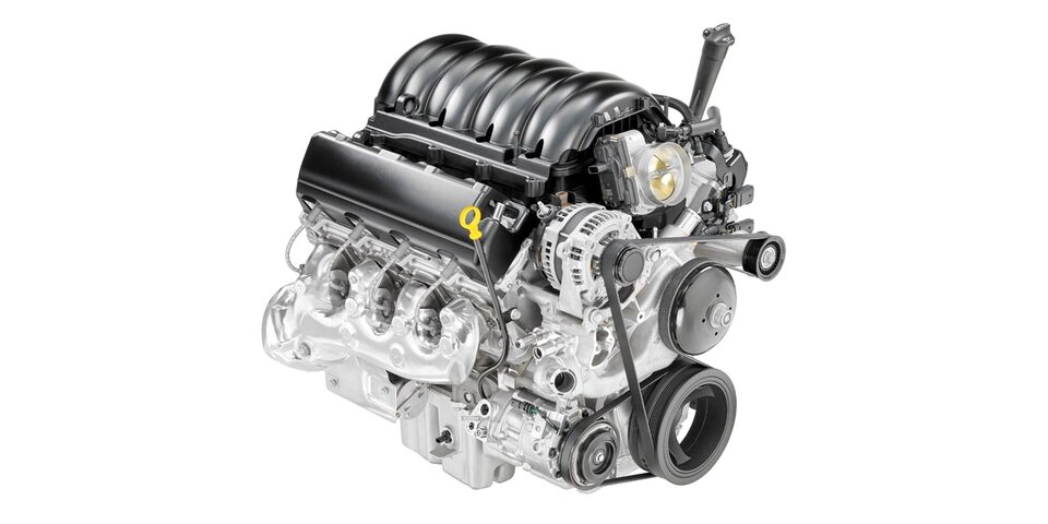 The 6.2L Engine on the GMC Sierra LD Denali