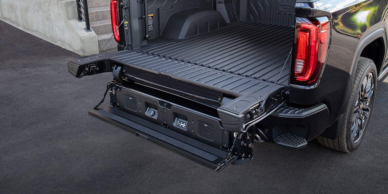 The Open Trunk Bed of the GMC Sierra LD Denali