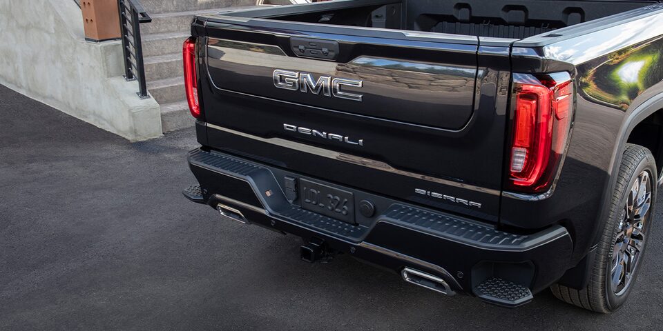 A Rear Shot of the MultiPro Tailgate on the GMC Sierra LD