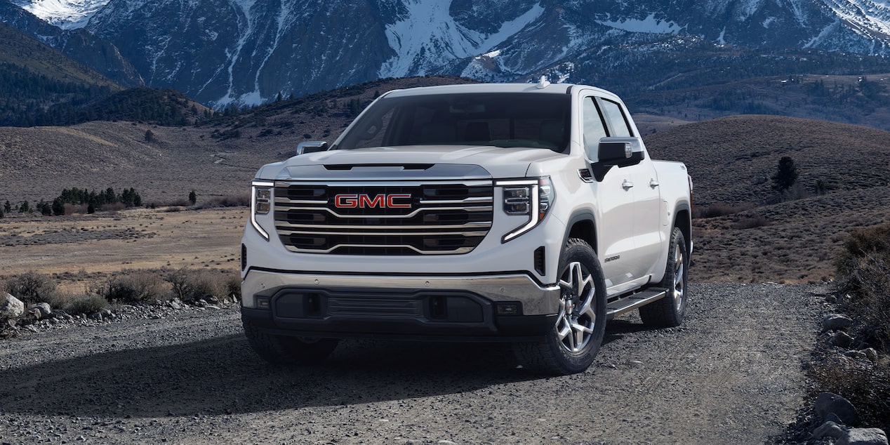 2024 White GMC Sierra 1500 pickup truck