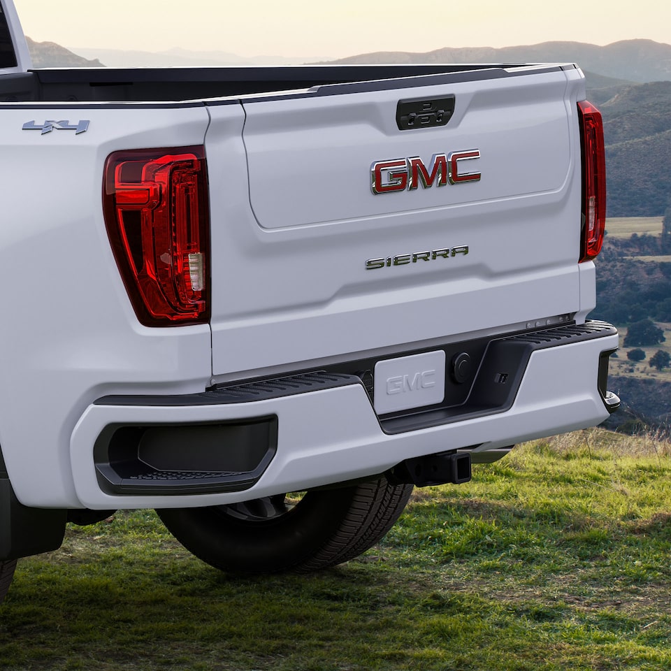 Close-Up on the Rear Cargo Bed of the GMC Sierra LD