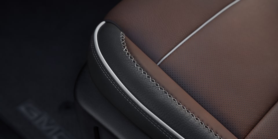 Up Close Shot of the Leather Seating