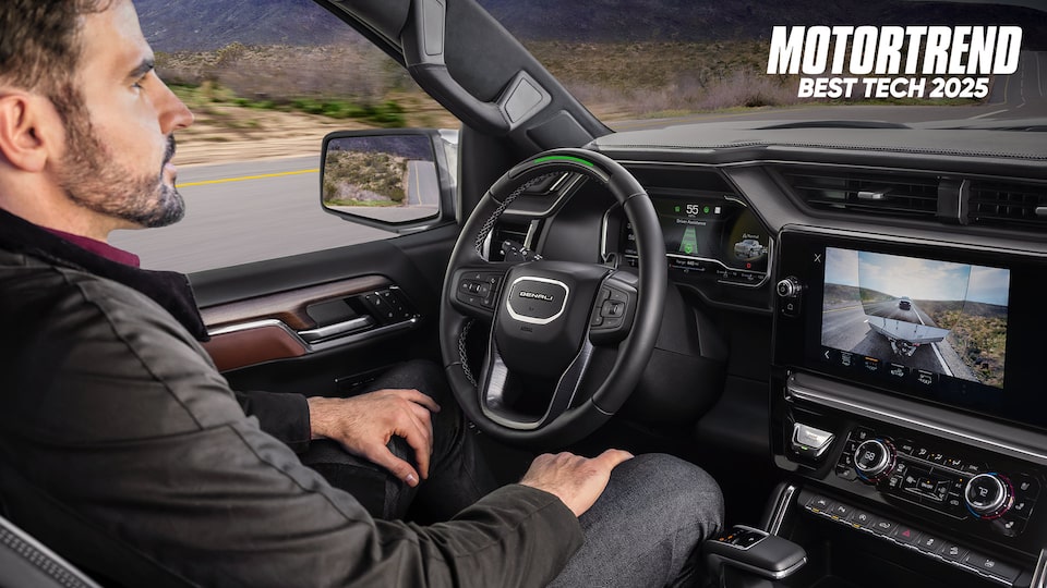 The 2024 GMC Sierra LD Steering Wheel Showcasing the SuperCruise Feature