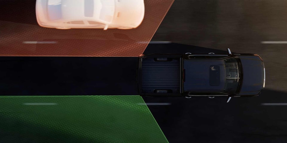The Lane Change Alert with Side Blind Zone Alert Infographic