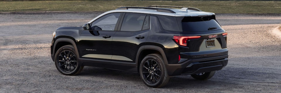 Rear Three-Quarters View of the GMC Terrain Small SUV