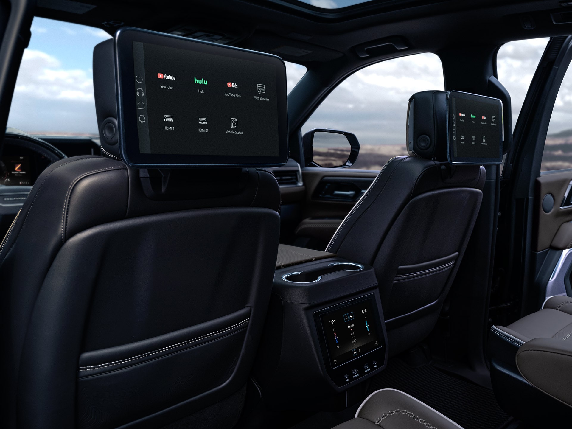 2025 GMC Yukon rear seat media system